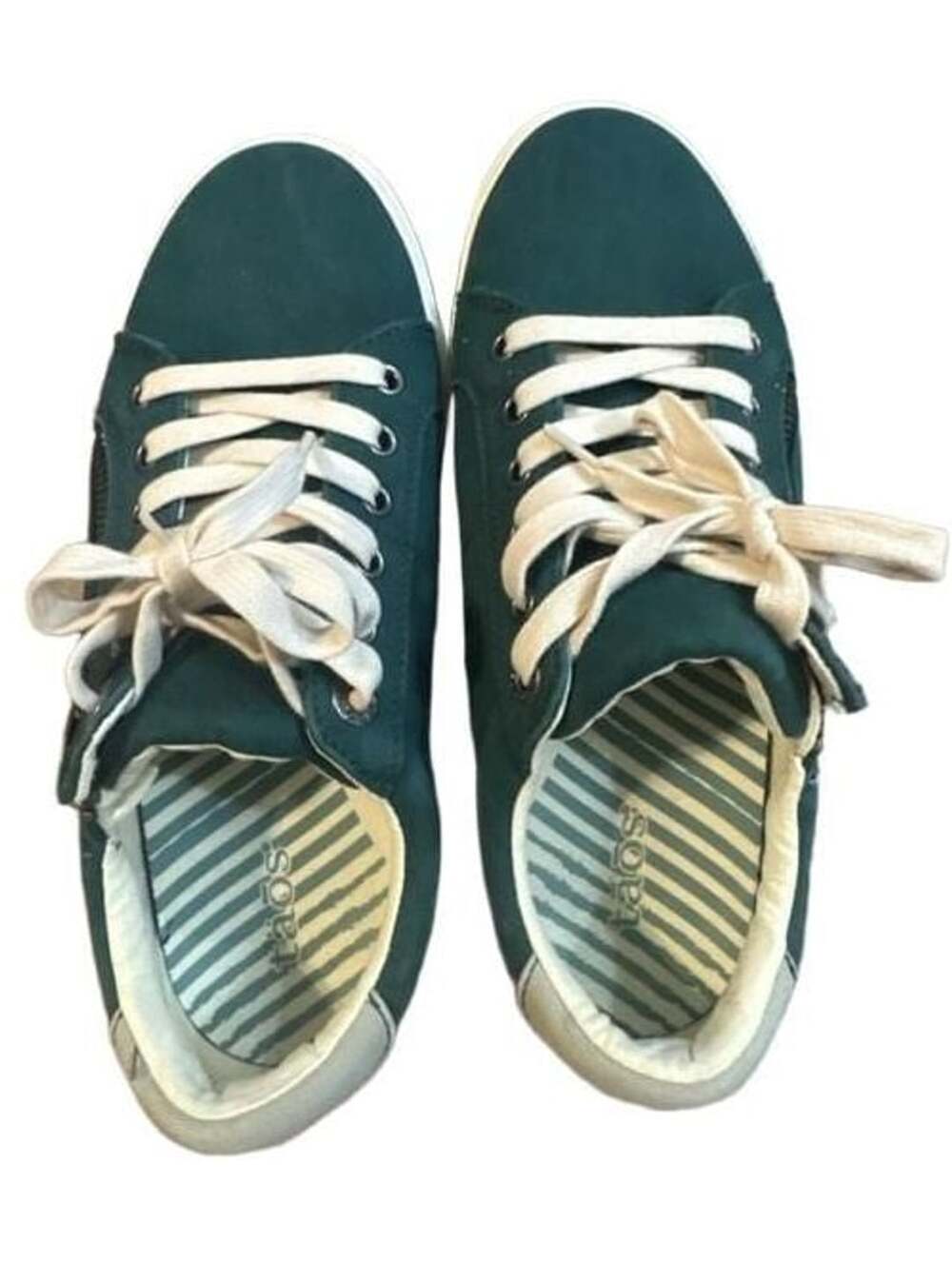 Taos Z Soul Size 8.5W Forest Green Canvas Sneaker
